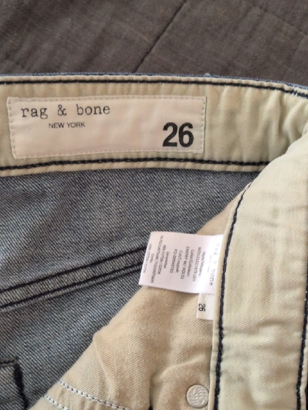 Rag & Bone Rosa Jeans In Emory Wash - Picture 3 of 4